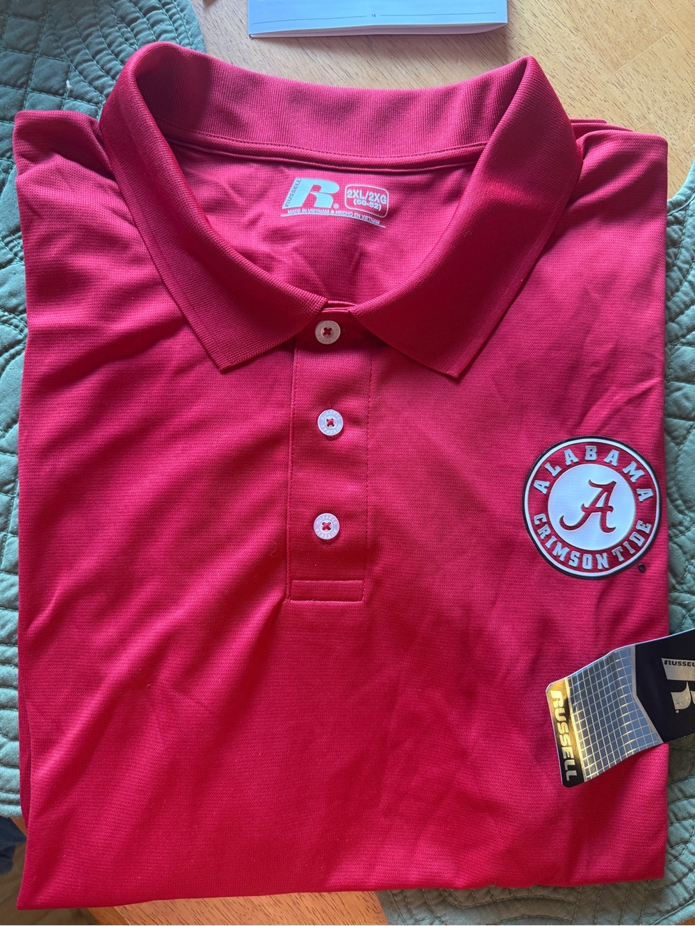 Russell Athletic Crimson Tide Alabama Polo Shirt